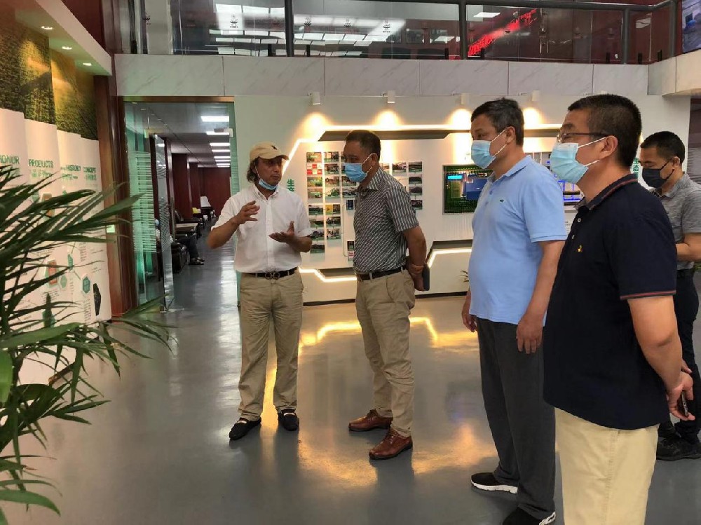 市科技局副局长朱超平等一行莅临明珠肥料考调研